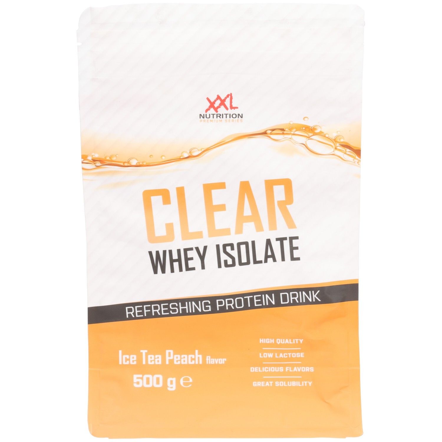 XXL Nutrition Clear Whey Isolate Thé glacé à la pêche 500 g Poudre
