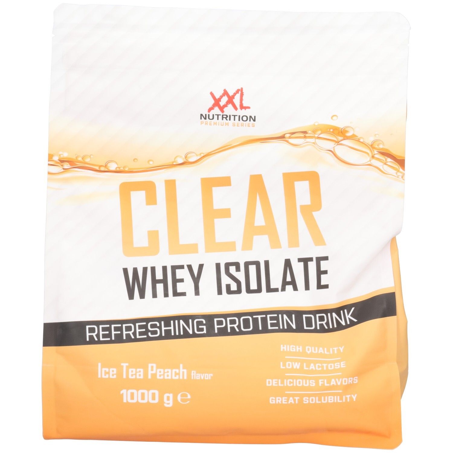 XXL Nutrition Clear Whey Isolate Thé glacé à la pêche 1000 g Poudre