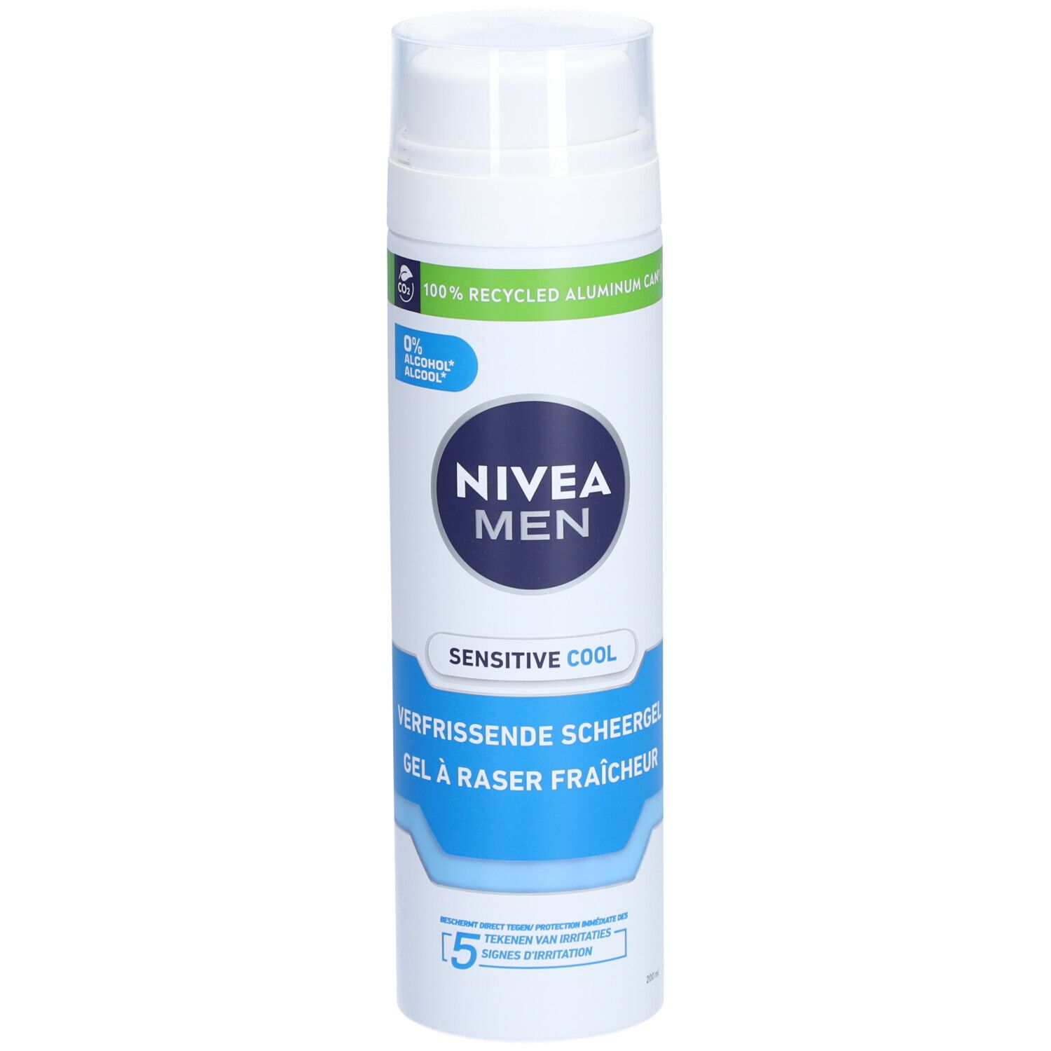 NIVEA MEN Sensitive Cool Gel à Raser Fraîcheur Peau Sensible 200 ml Gel(S)