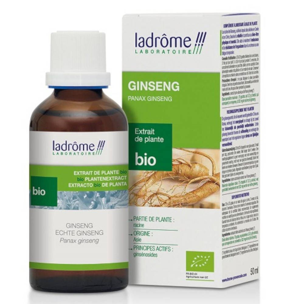 Ladrôme Extrait De Ginseng Bio Teinture(S) 50 Ml Enfants