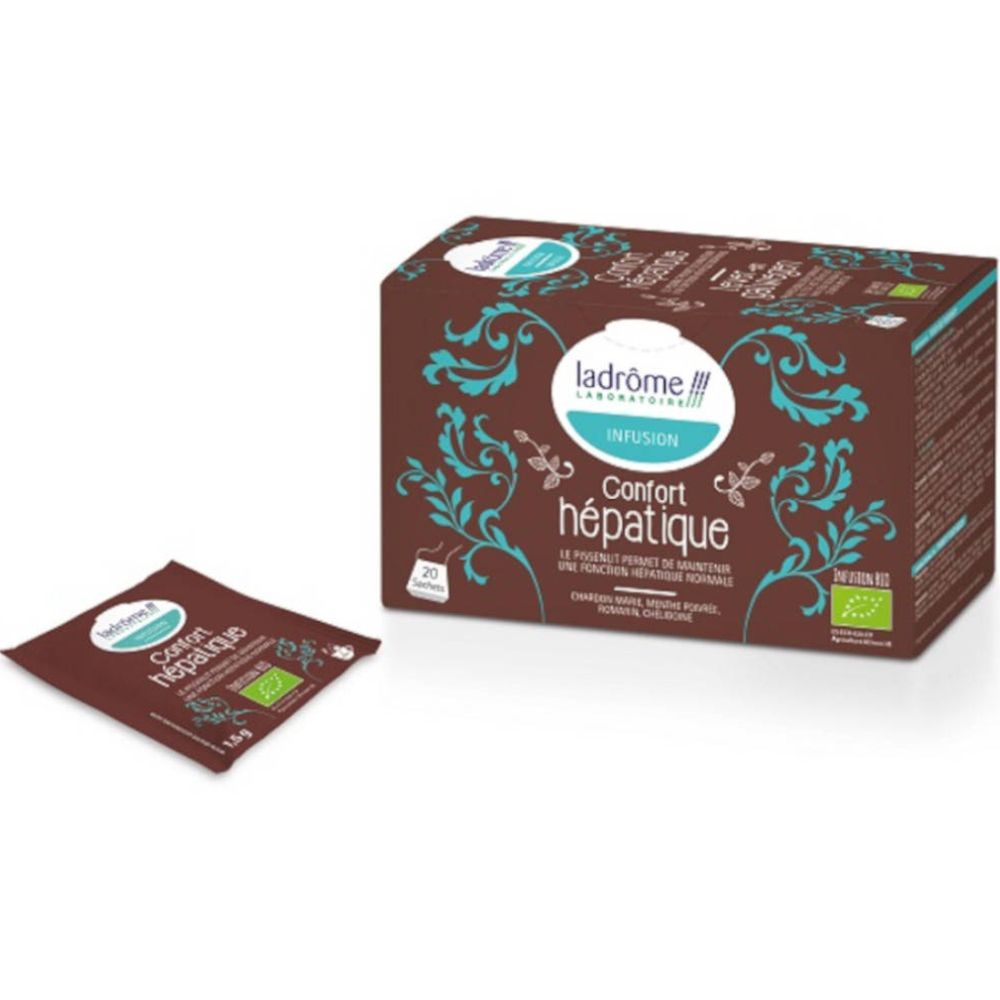 Ladrôme Infusion Confort Hépatique Bio Thé Instantané 20 Pc(S)