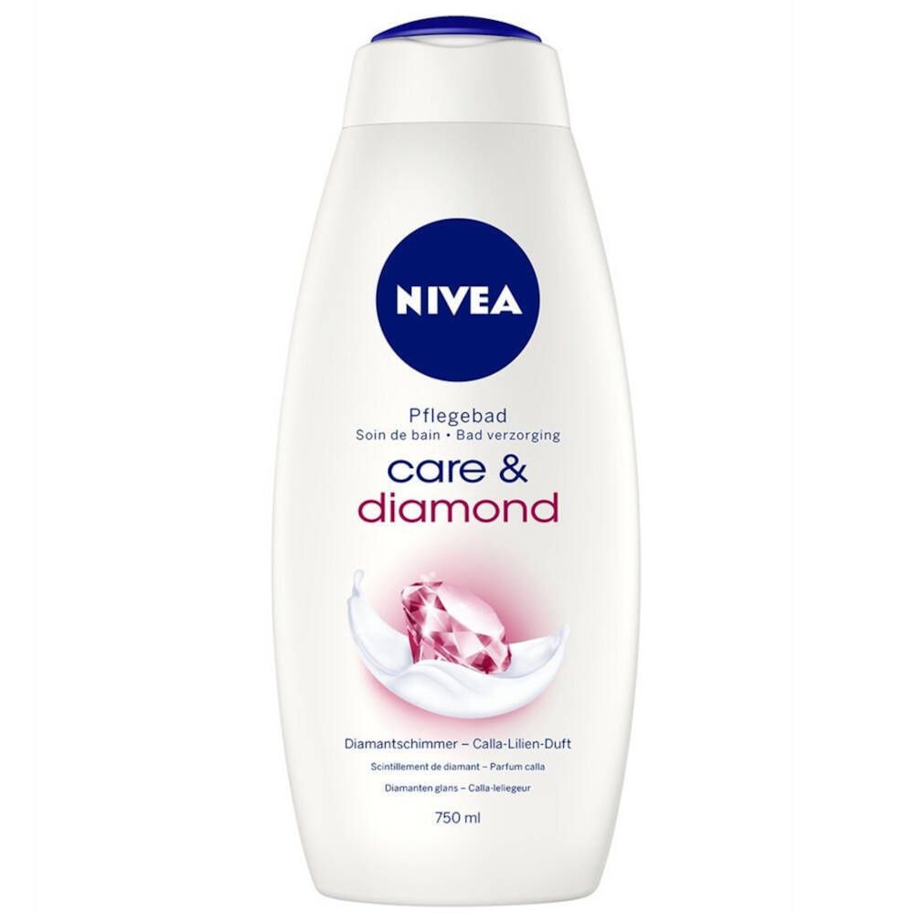 NIVEA Care & Diamond Soin de Bain 750 ml Bain