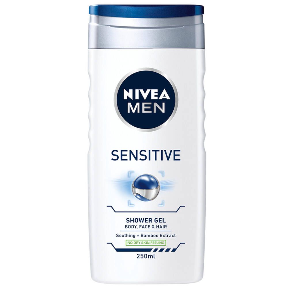 Nivea Men Sensitive Gel Douche 3 En 1 250 Ml