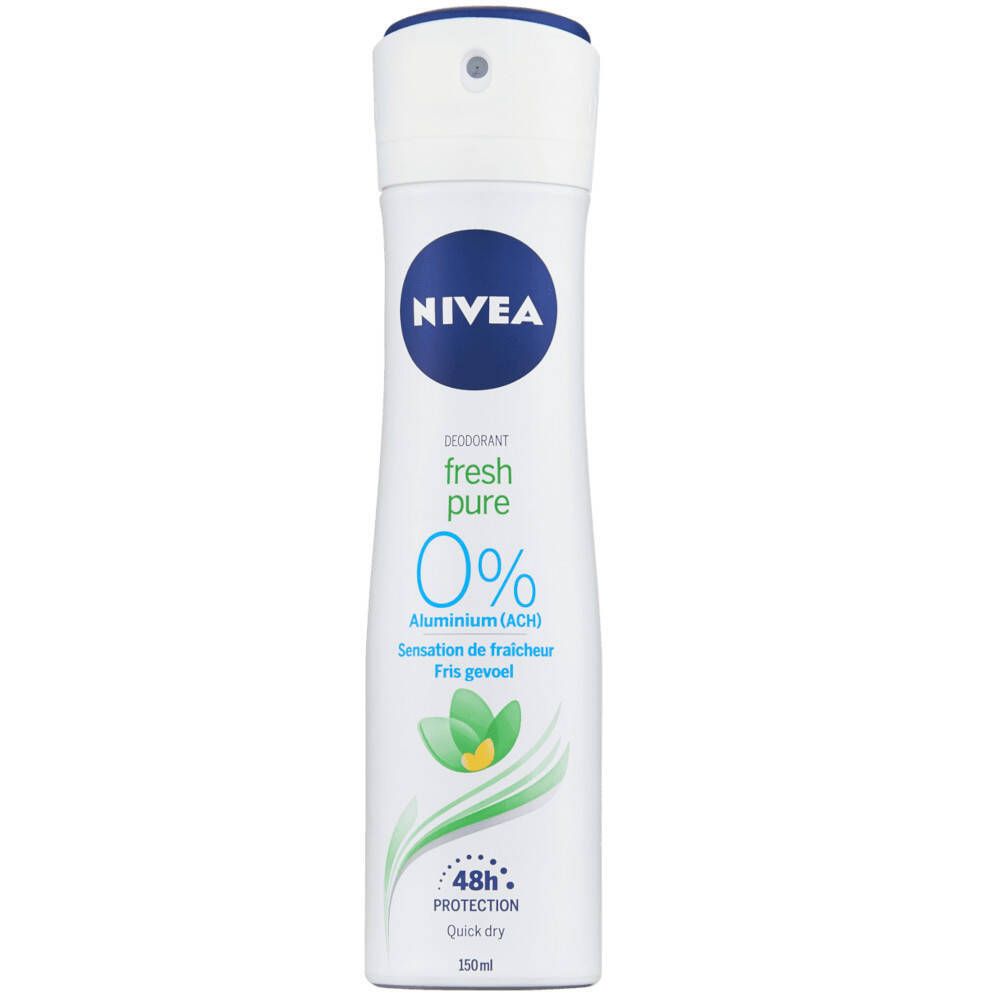 Nivea Fresh Pure Déodorant Spray 48H 150 Ml
