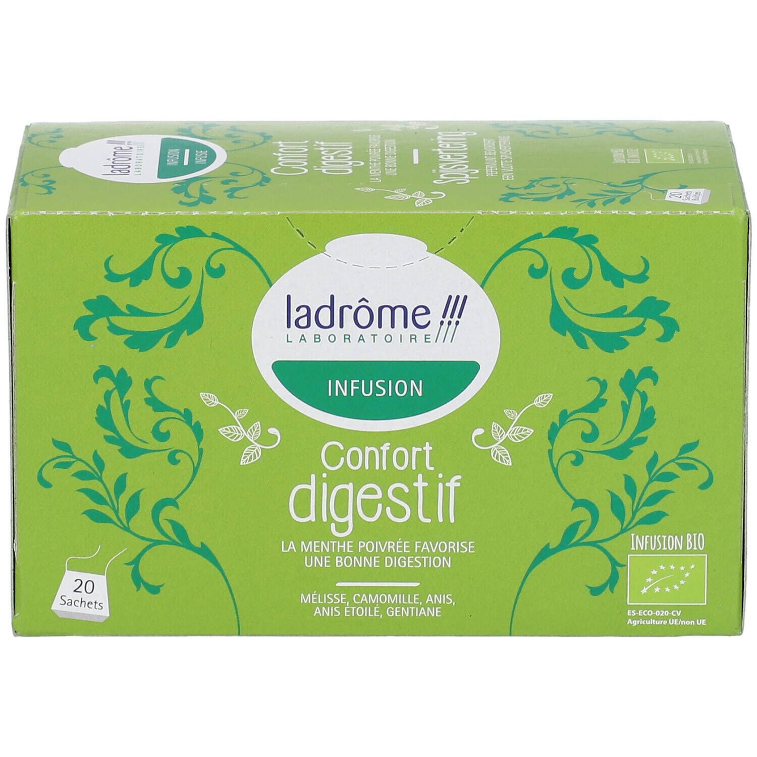 LADRÔME Infusion Confort Digestif Thé Instantané 20 pc(s)