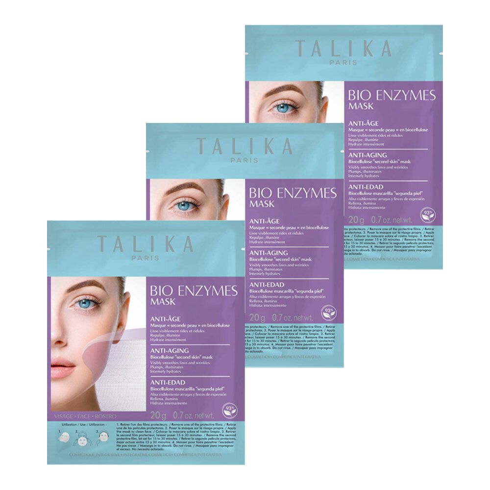 Talika Bio Enzymes Masque Anti-Age 2+1 GRATUIT Set(S) 1 pc(s)