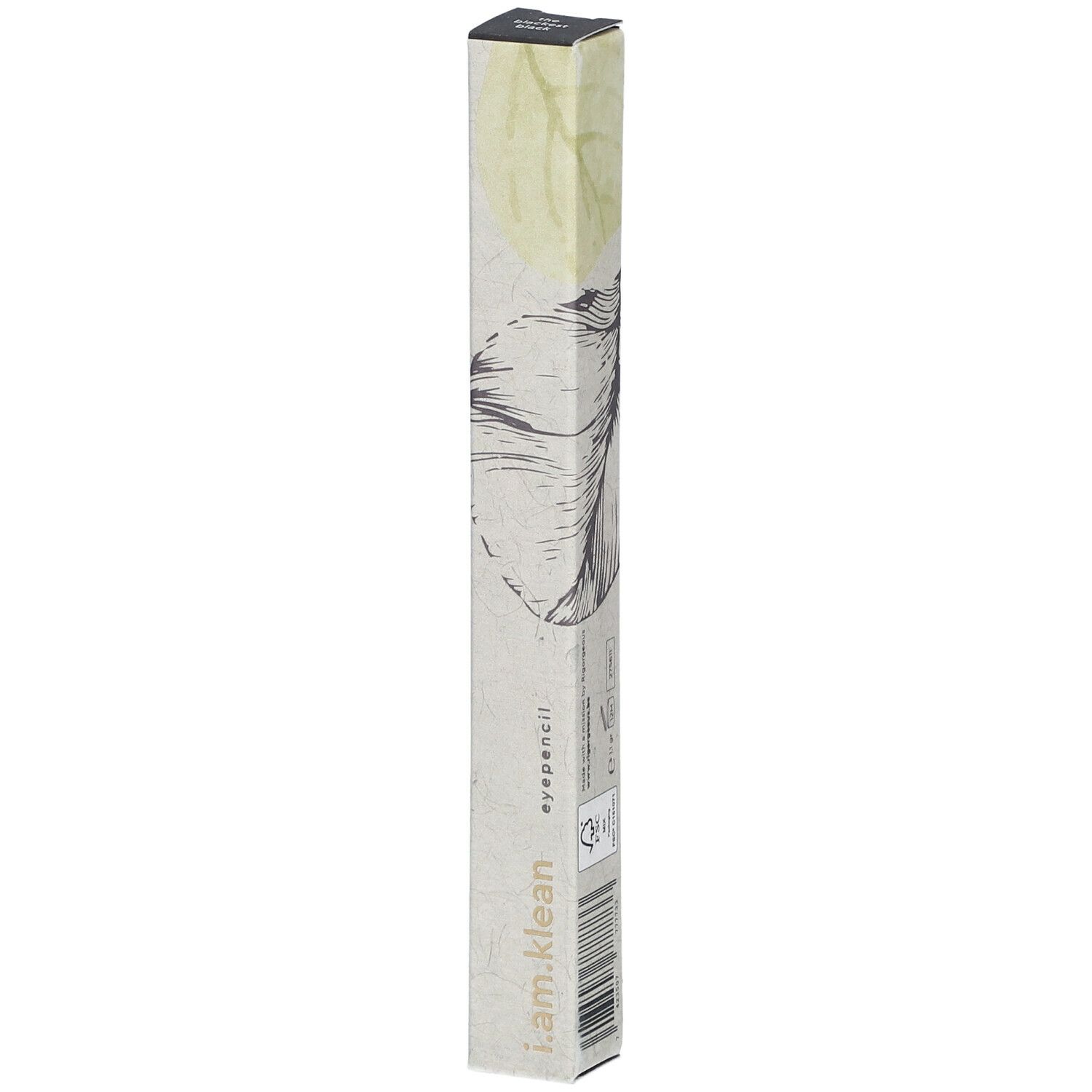 i.am.klean Eyepencil The blackest black 1 pc(s) Maquillage