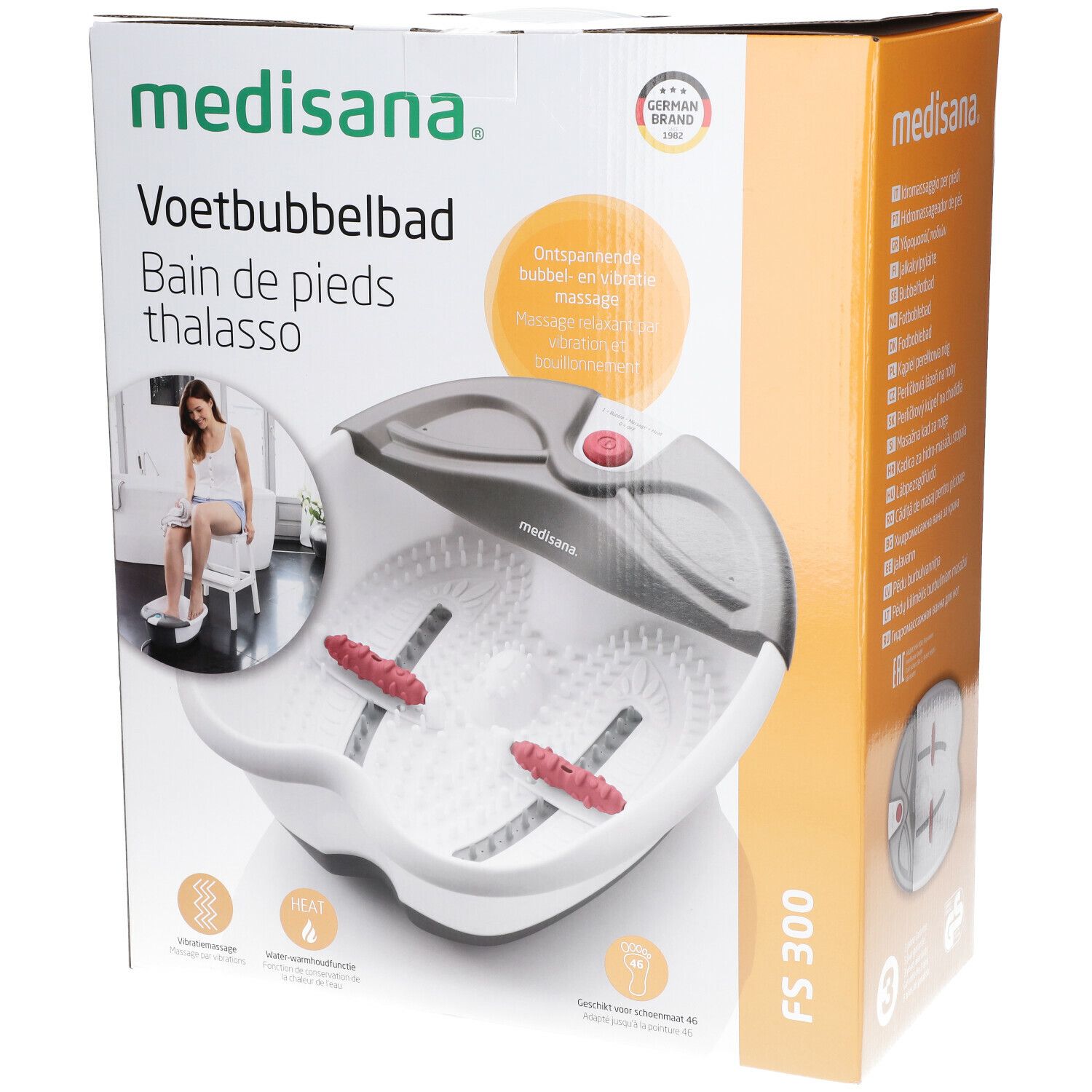 medisana Bain de pieds bouillonnant FS300 1 pc(s) Appareil
