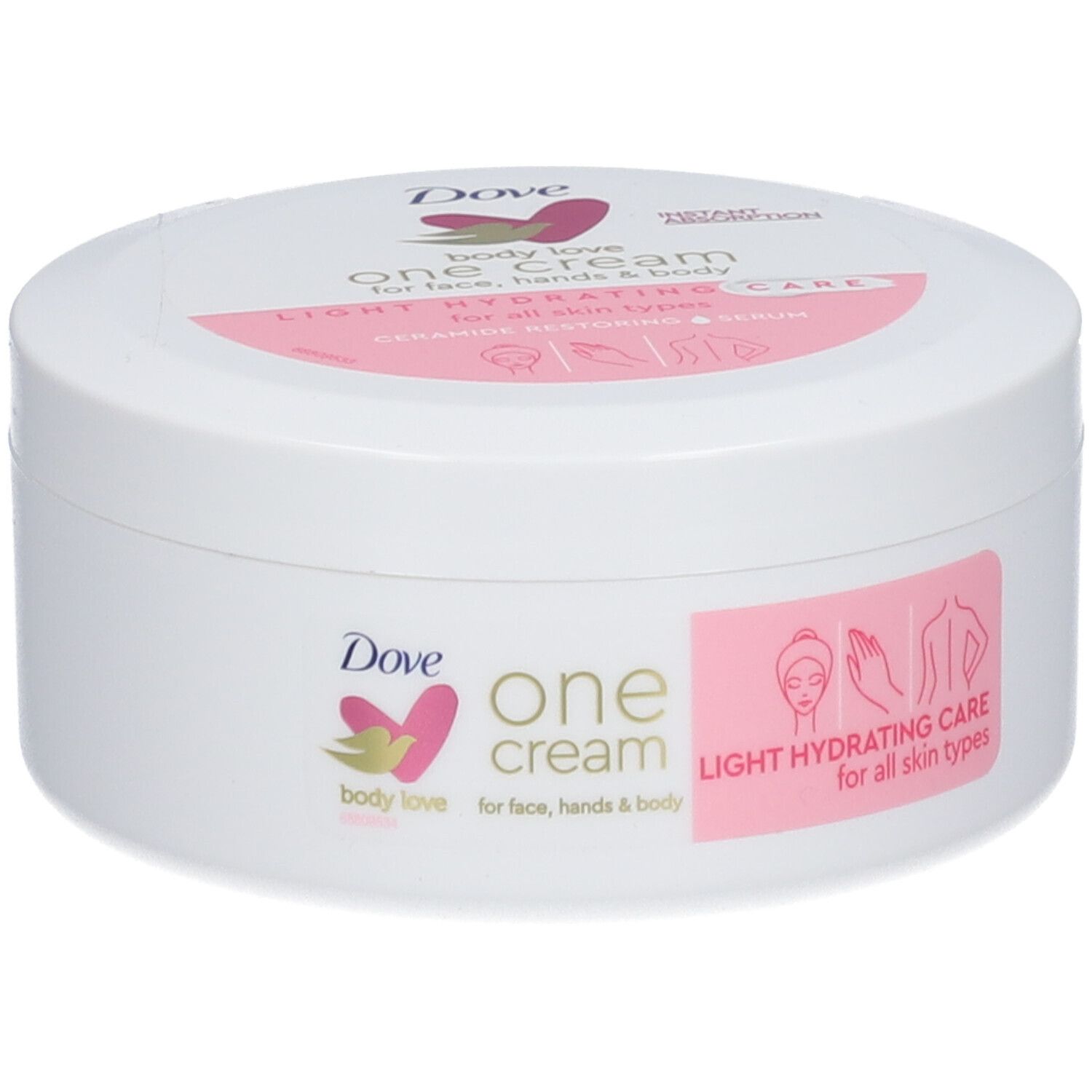 Dove Body Love One Cream Light Hydration Soins Corporels 250 Ml