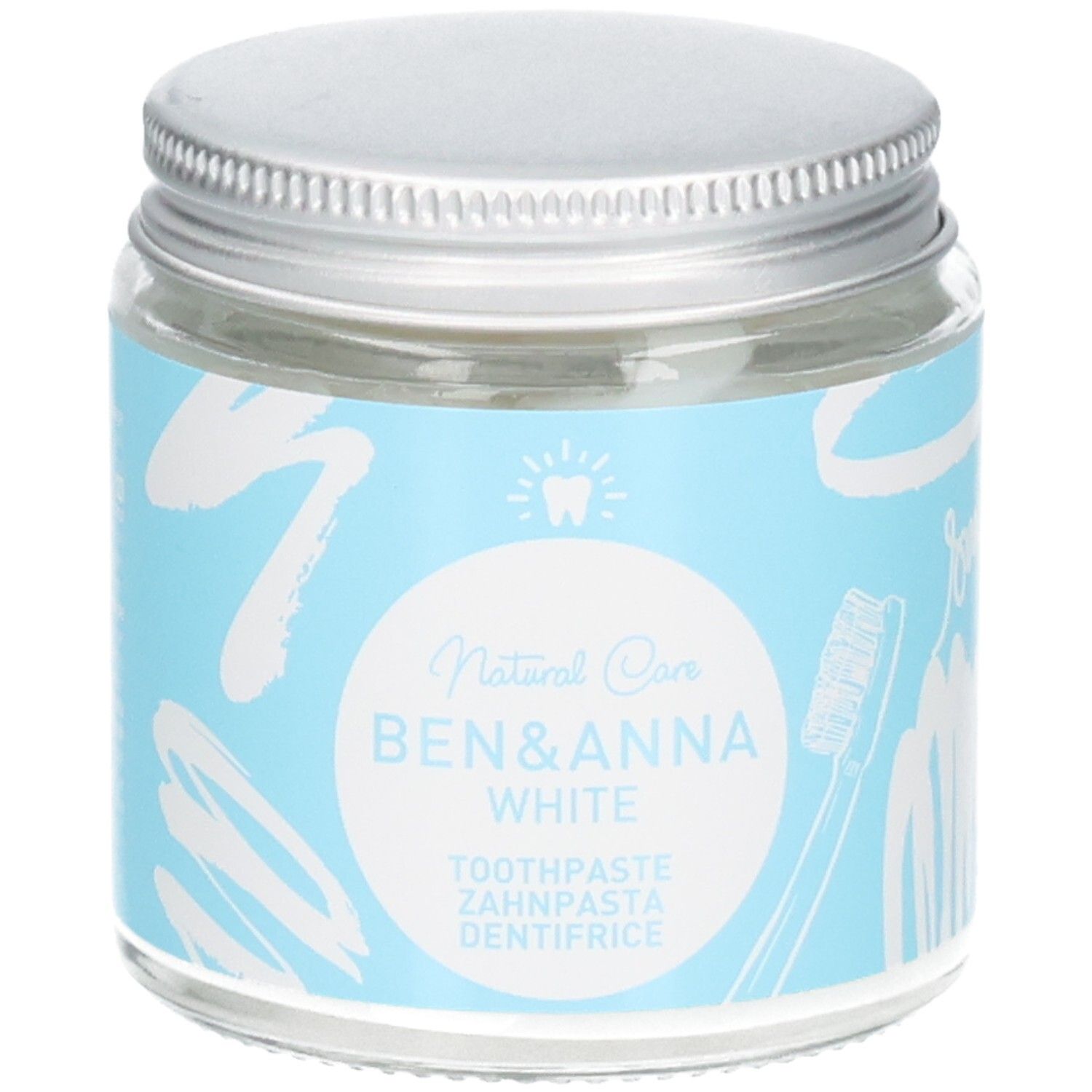 Ben & Anna - White Dentifrice Naturel Blanchissant En Bocal Verre Dentifrice(S) 100 Ml