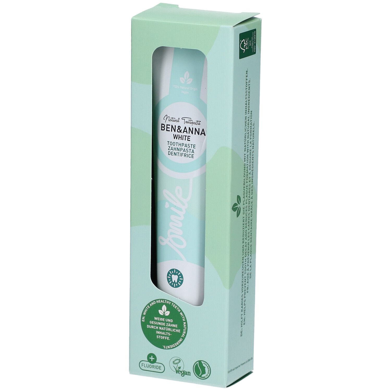 Ben & Anna Dentifrice White Dentifrice(S) 75 Ml
