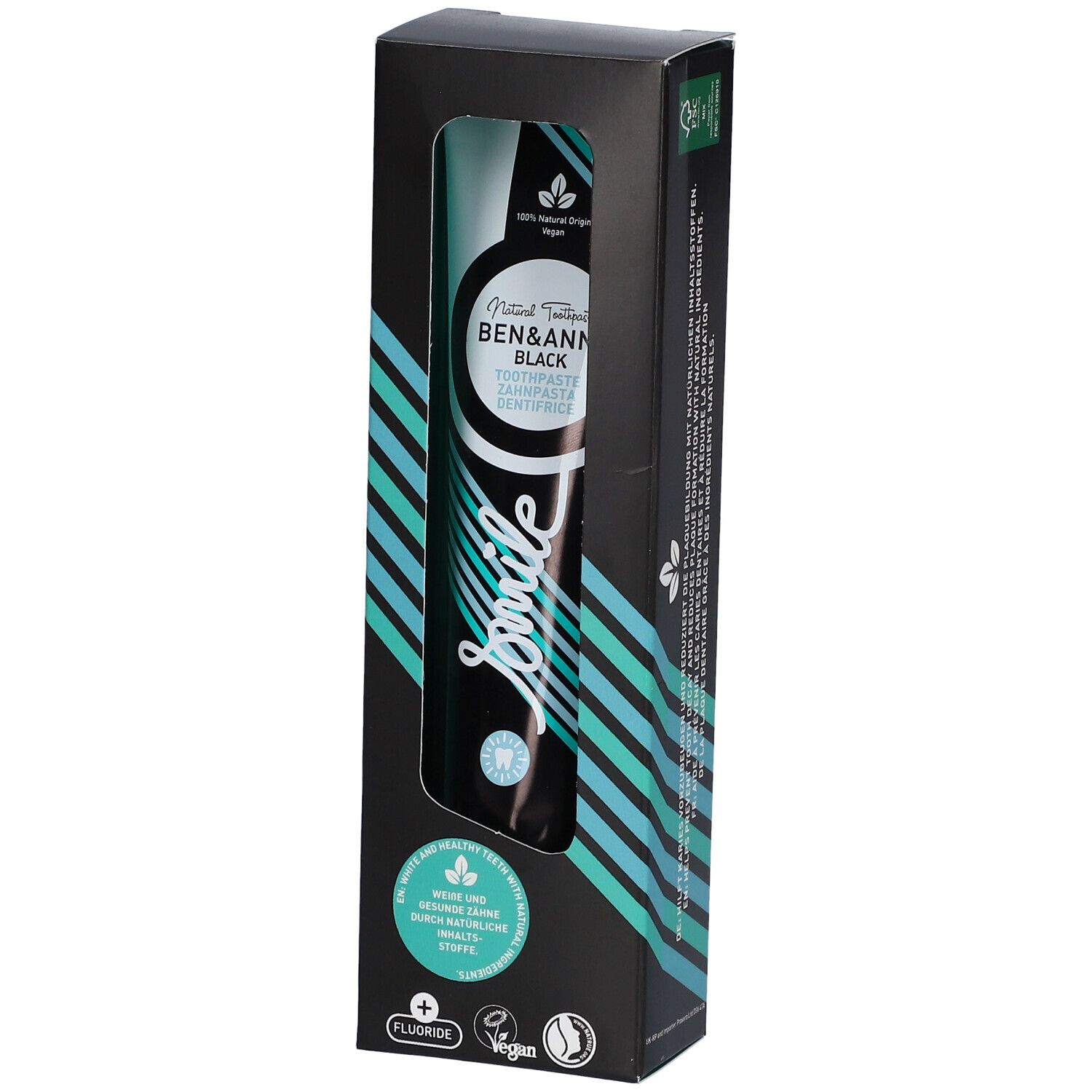 Ben & Anna Dentifrice Smile Black Dentifrice(S) 75 Ml