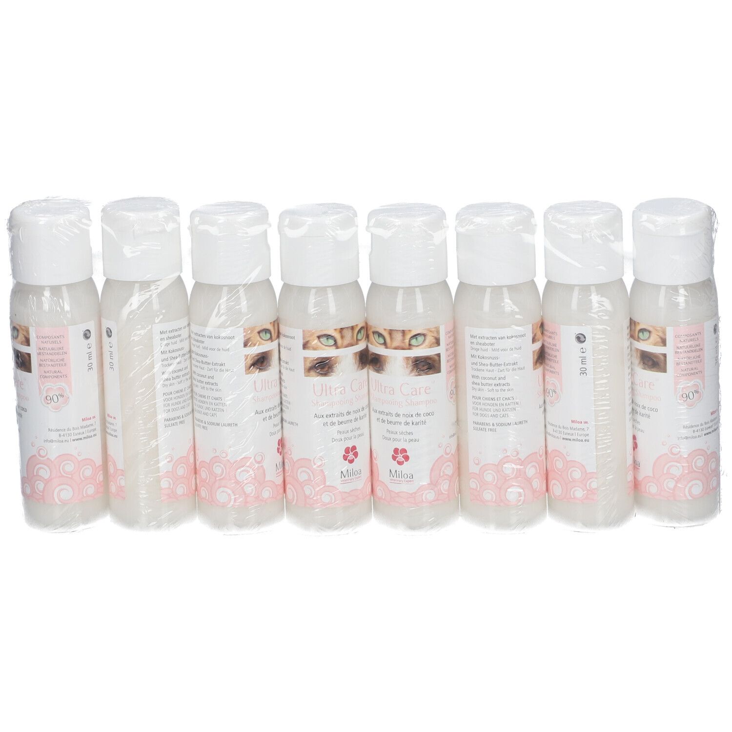 Miloa Ultra Care 8x30 ml shampoing 8x30 ml Shampooing