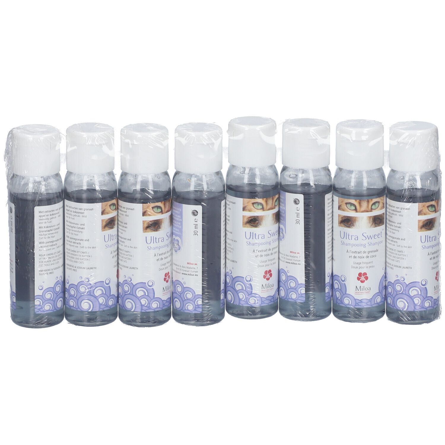 Miloa Ultra Sweet 8x30 ml shampoing 8x30 ml Shampooing