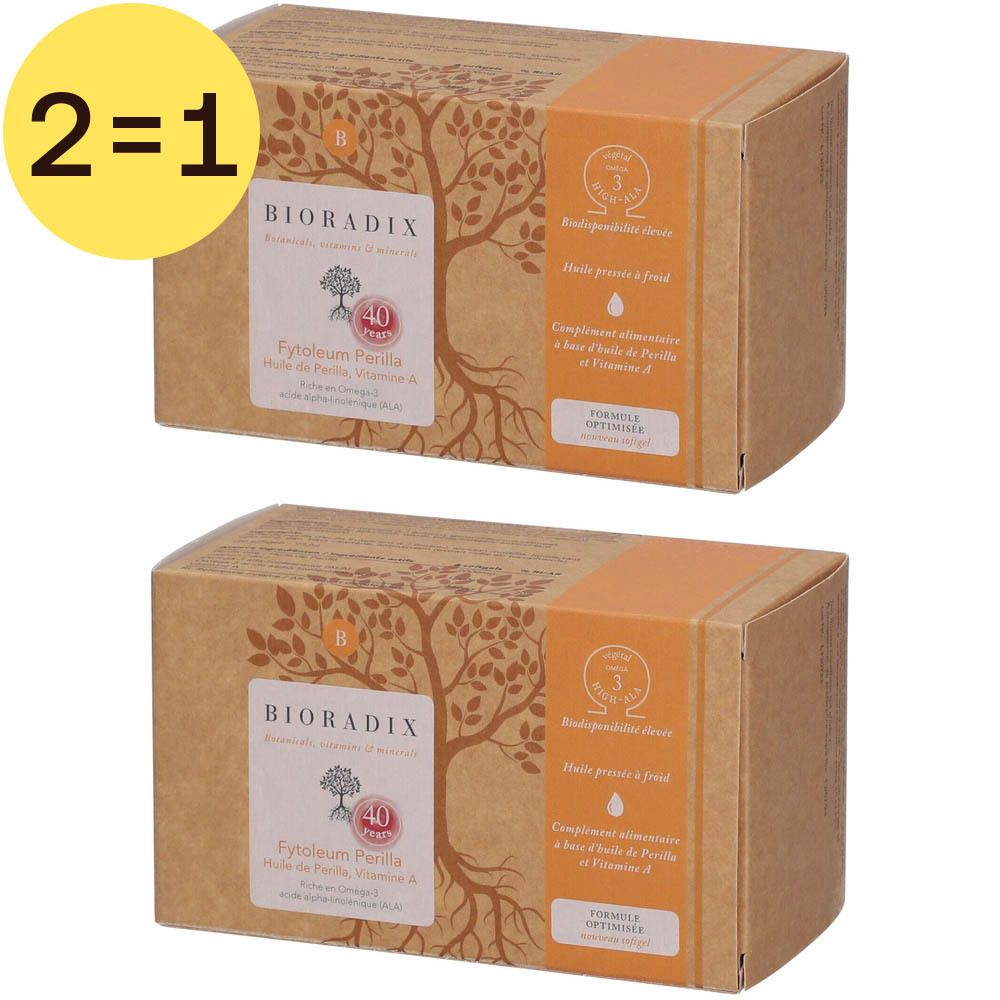 Bioradix Fytoleum Perilla 2 pour 1 2x120 pc(s)