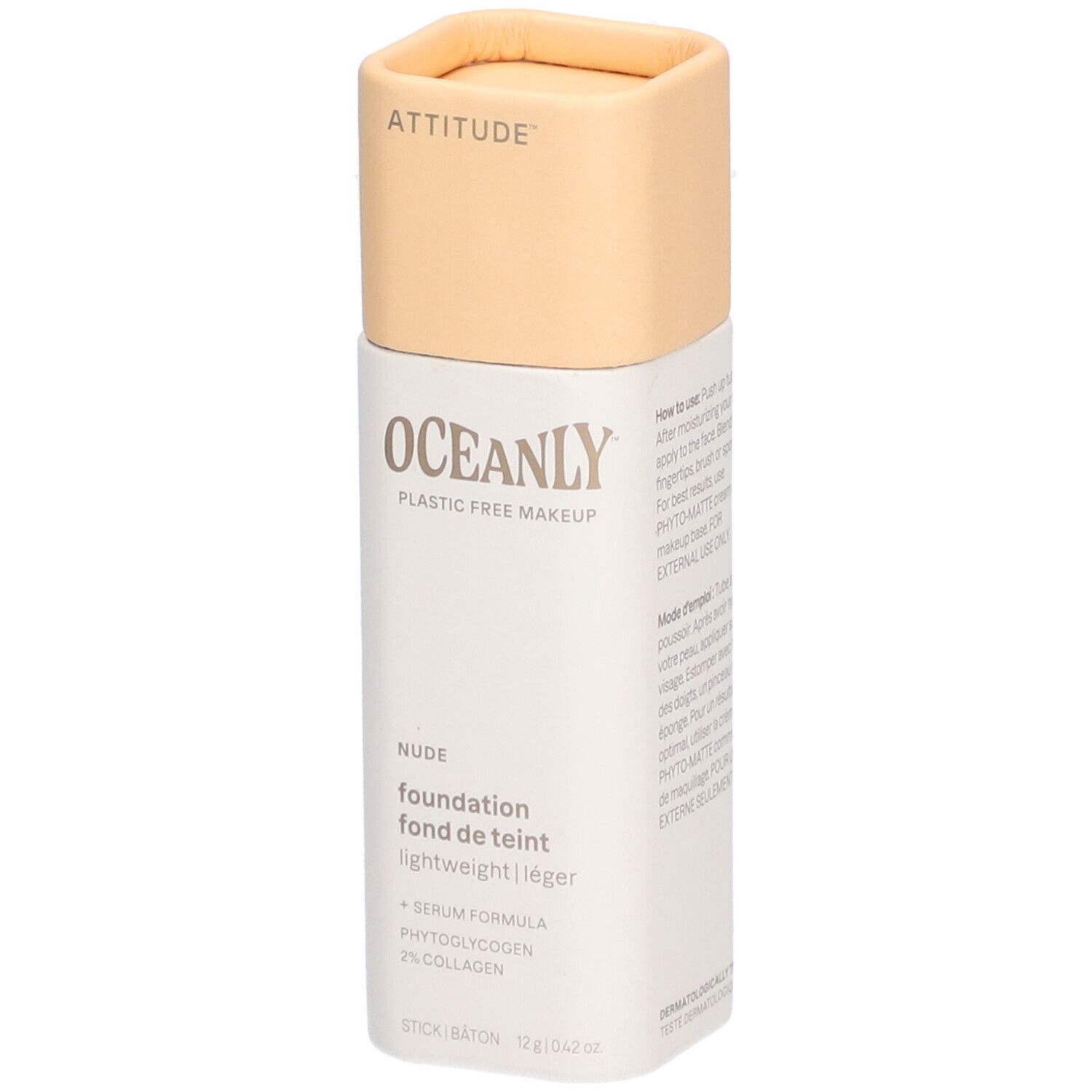 Attitude Oceanly Stick Fond De Teint Léger Nude Stick(S) 12 G