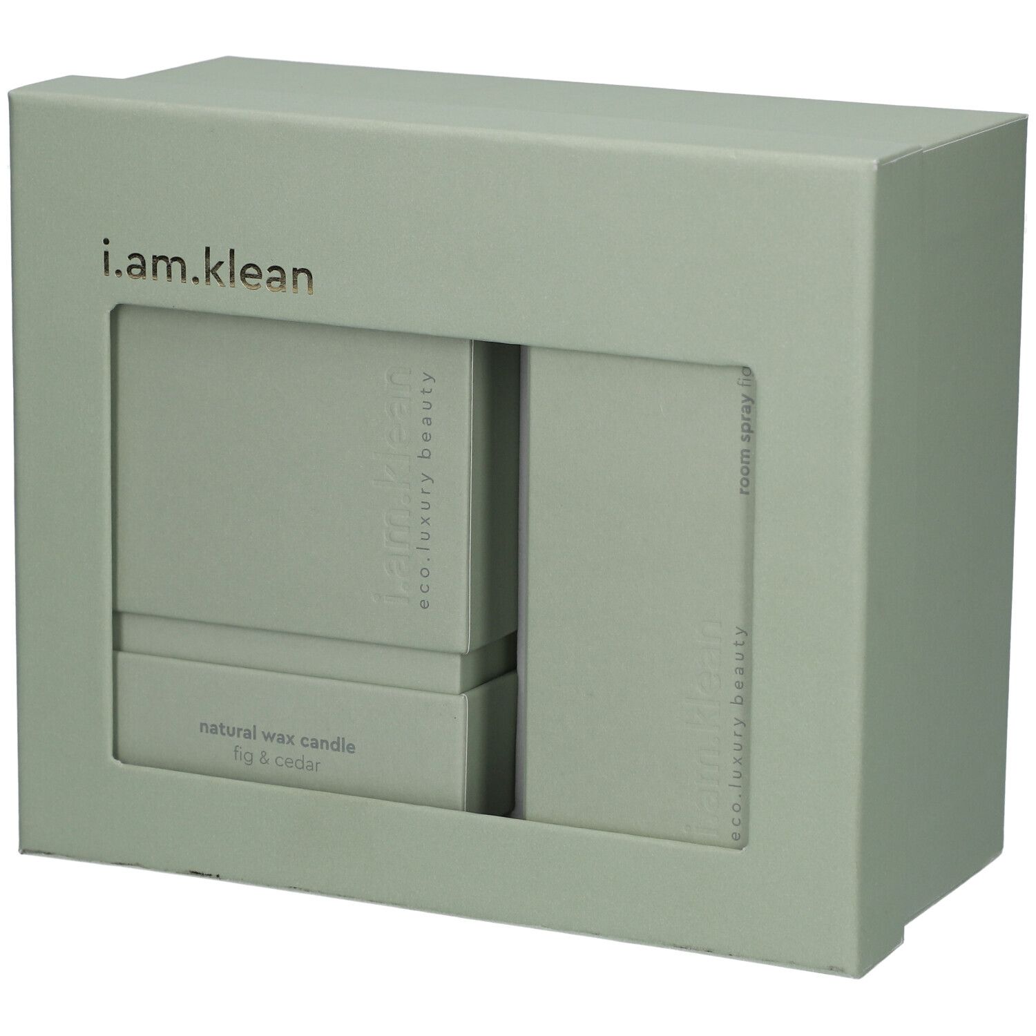 i.am.klean Coffret Cadeau Bougie + Spray d'ambiance Fig & Cedar Set(S) 1 pc(s)