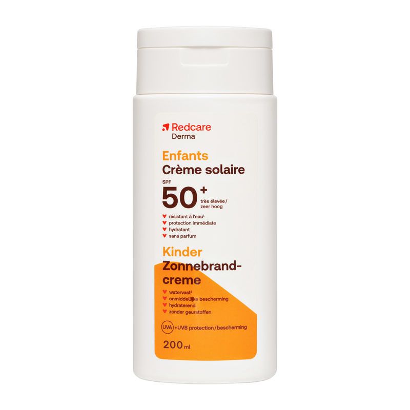 Redcare Crème solaire pour enfants, SPF 50+ 200 ml Crème