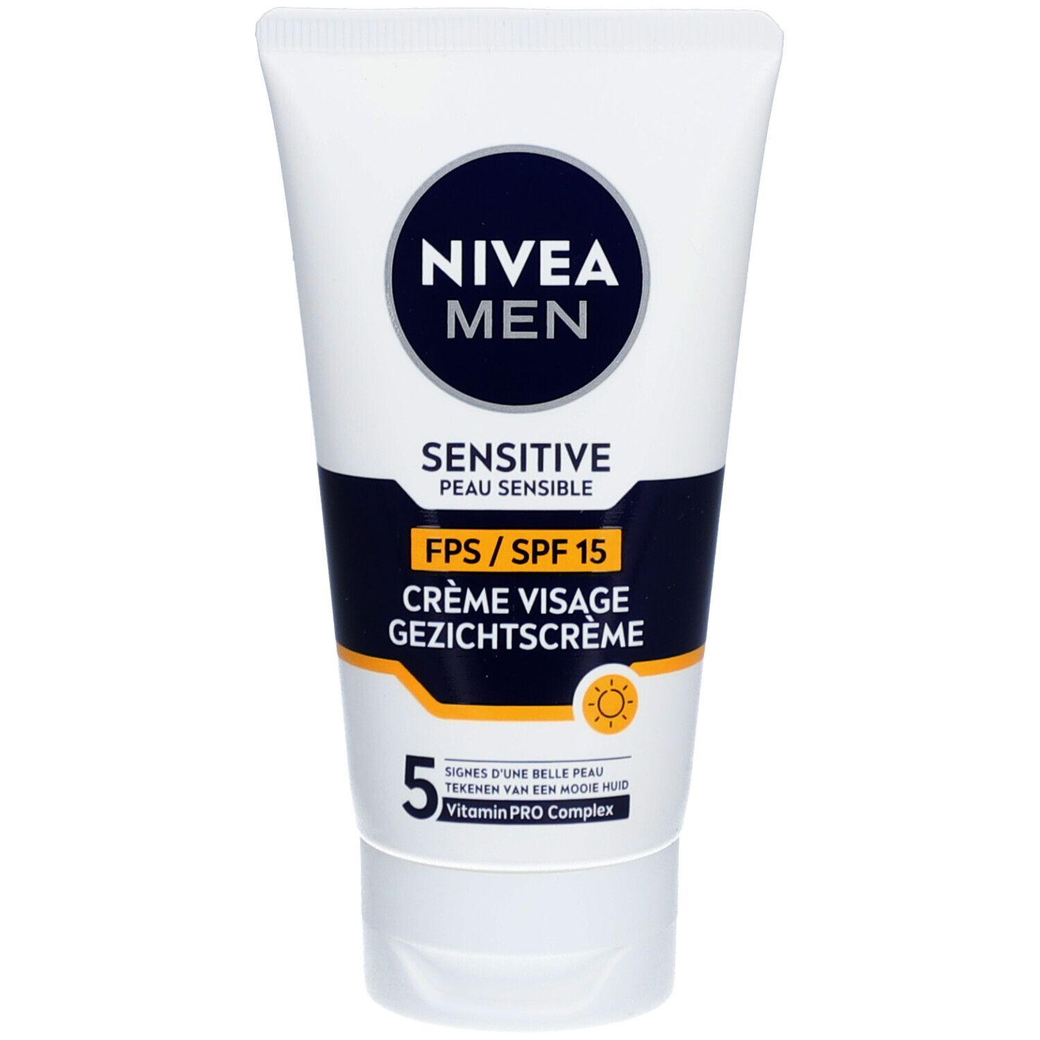 Nivea Men Sensitive Crème Visage Spf15 75 Ml - Image 1