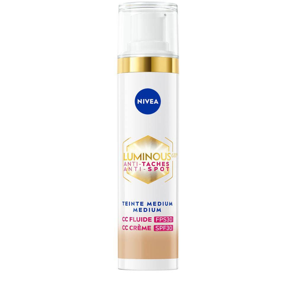 Nivea Cellular Luminous 630 Cc Fluid Cream Spf30 Medium Crème 40 Ml