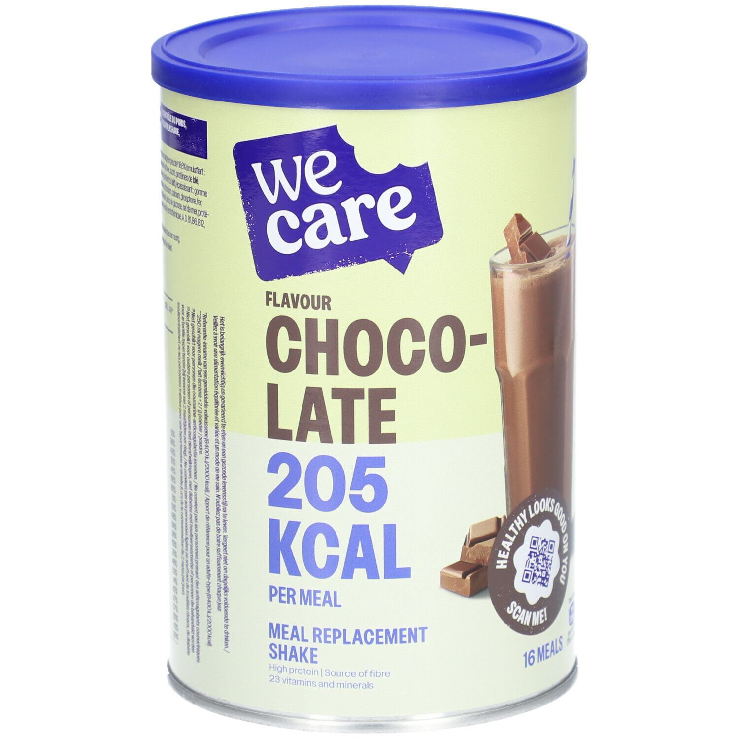 We Care Meal Replacement Shake Chocolate 16x27 g Poudre