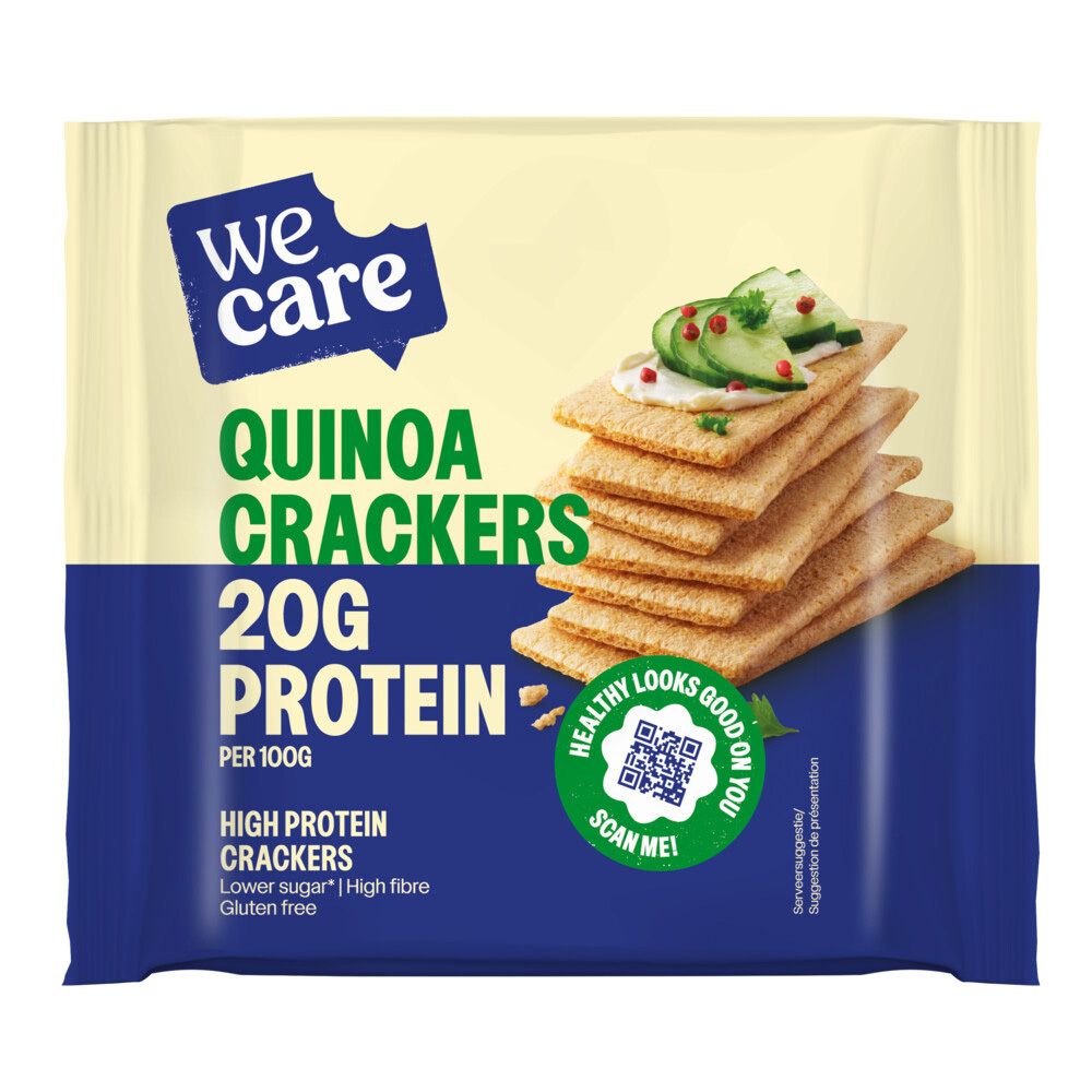 We Care Quinoa Crackers Aliment 100 g