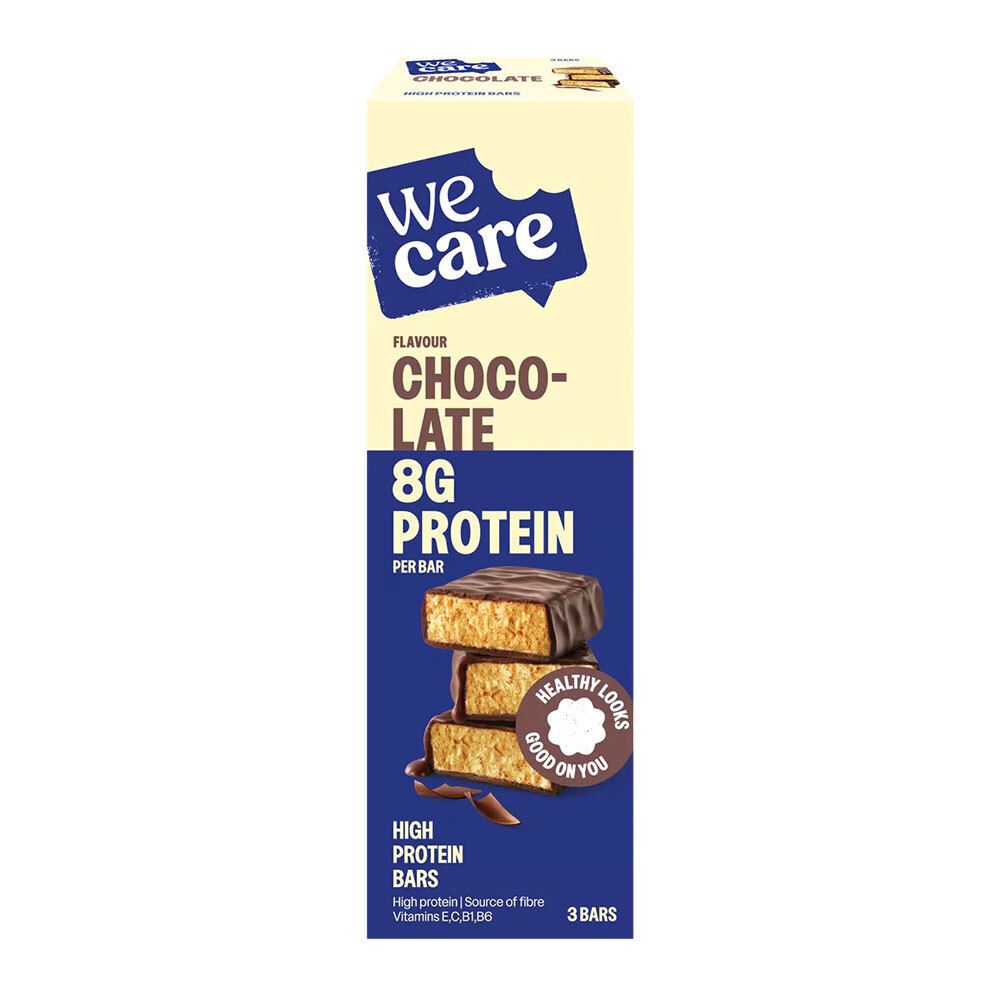 We Care High Protein Bars Chocolate 3x27 g
