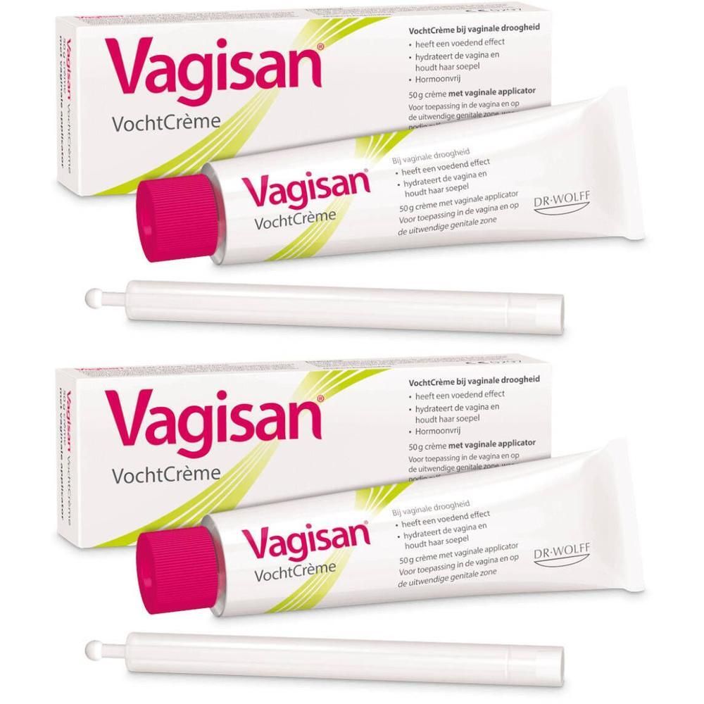 Vagisan Moisturising Cream Crème Vaginale 2x50 g