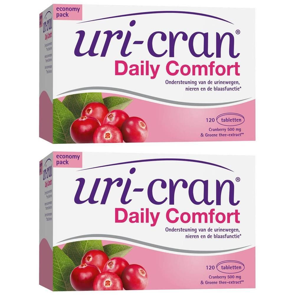 Uri-cran Daily Comfort 2x120 pc(s) Comprimé(S)