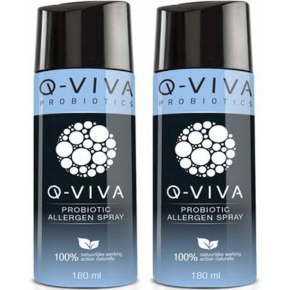 Q-viva Spray Allergène Probiotique Recharge 2x180 ml Spray