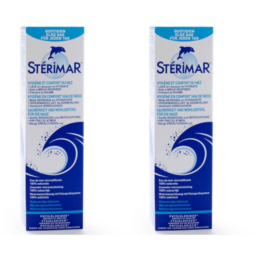 Sterimar Solution Nasale 2x100 ml Douche Nasale
