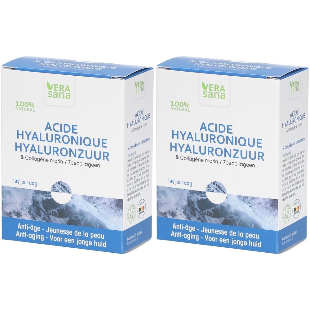 Vera sana ACIDE HYALURAUNIQUE 2x30 pc(s) Capsule(S)