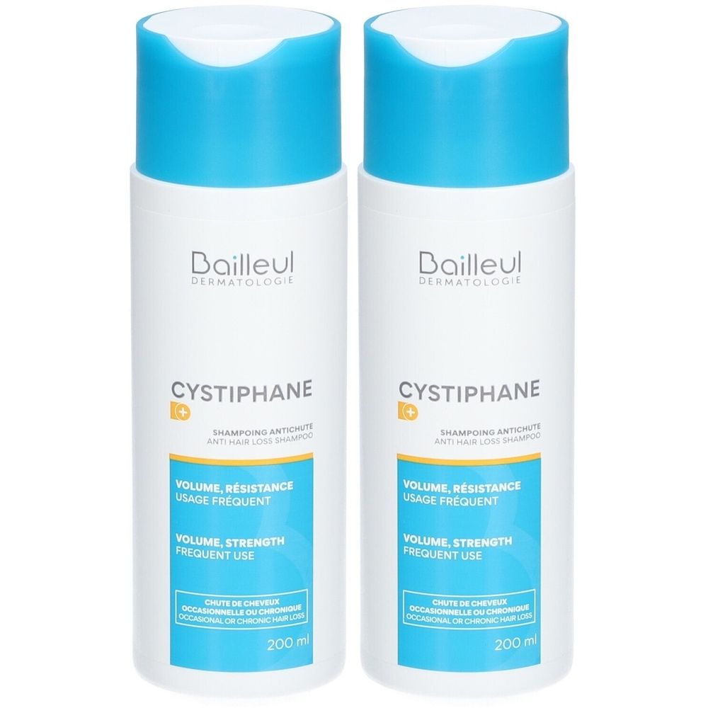 Cystiphane + Shampooing Antichute 2x200 ml