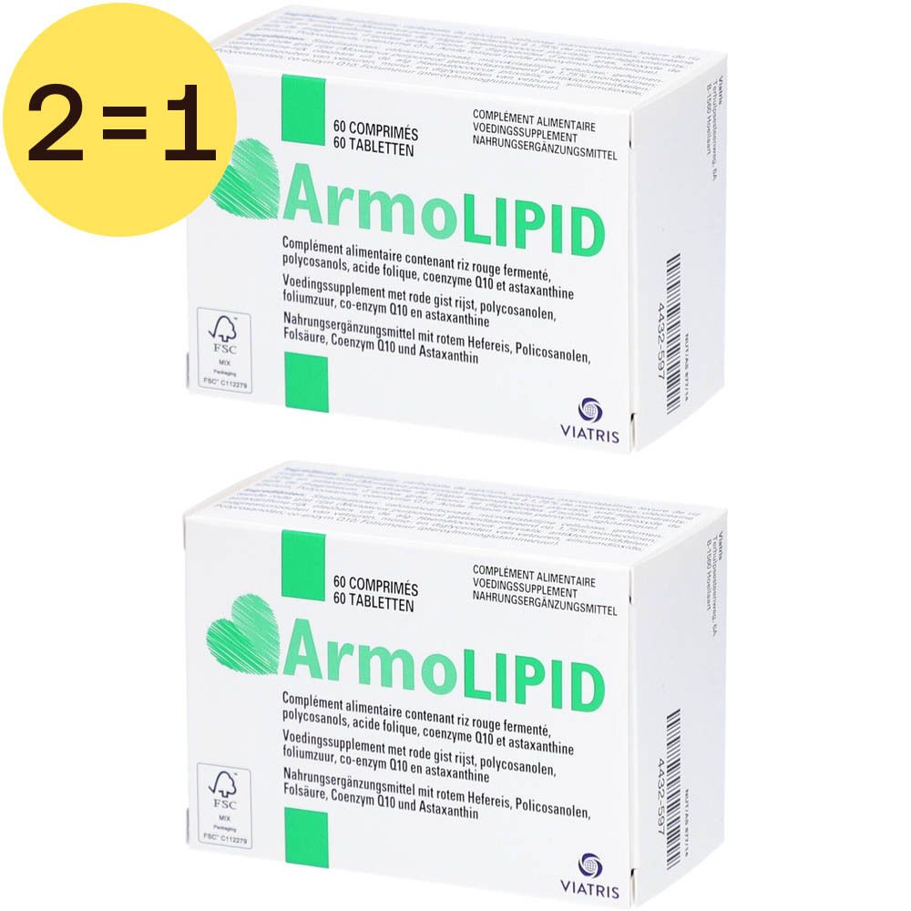 Armolipid | Cholestérol Comprimé(S) 2x60 pc(s)