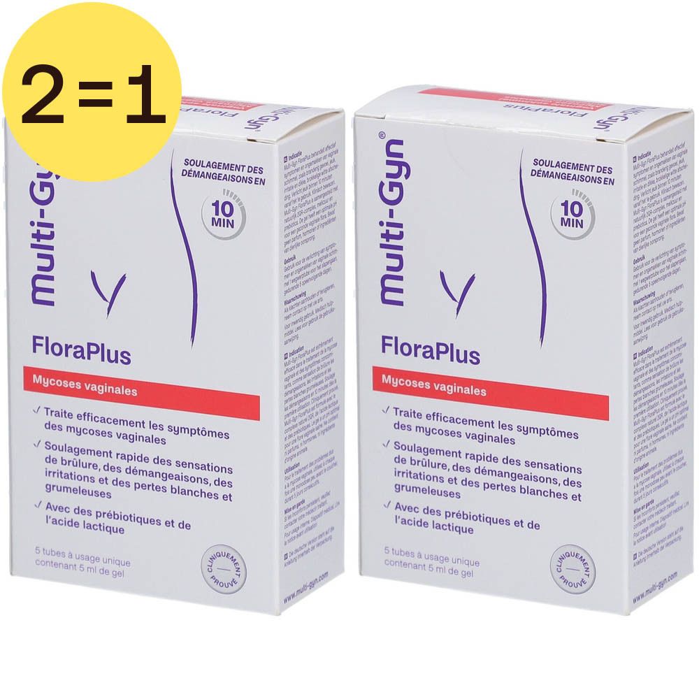 Multi-Gyn FloraPlus 2x5x5 ml Gel Vaginal