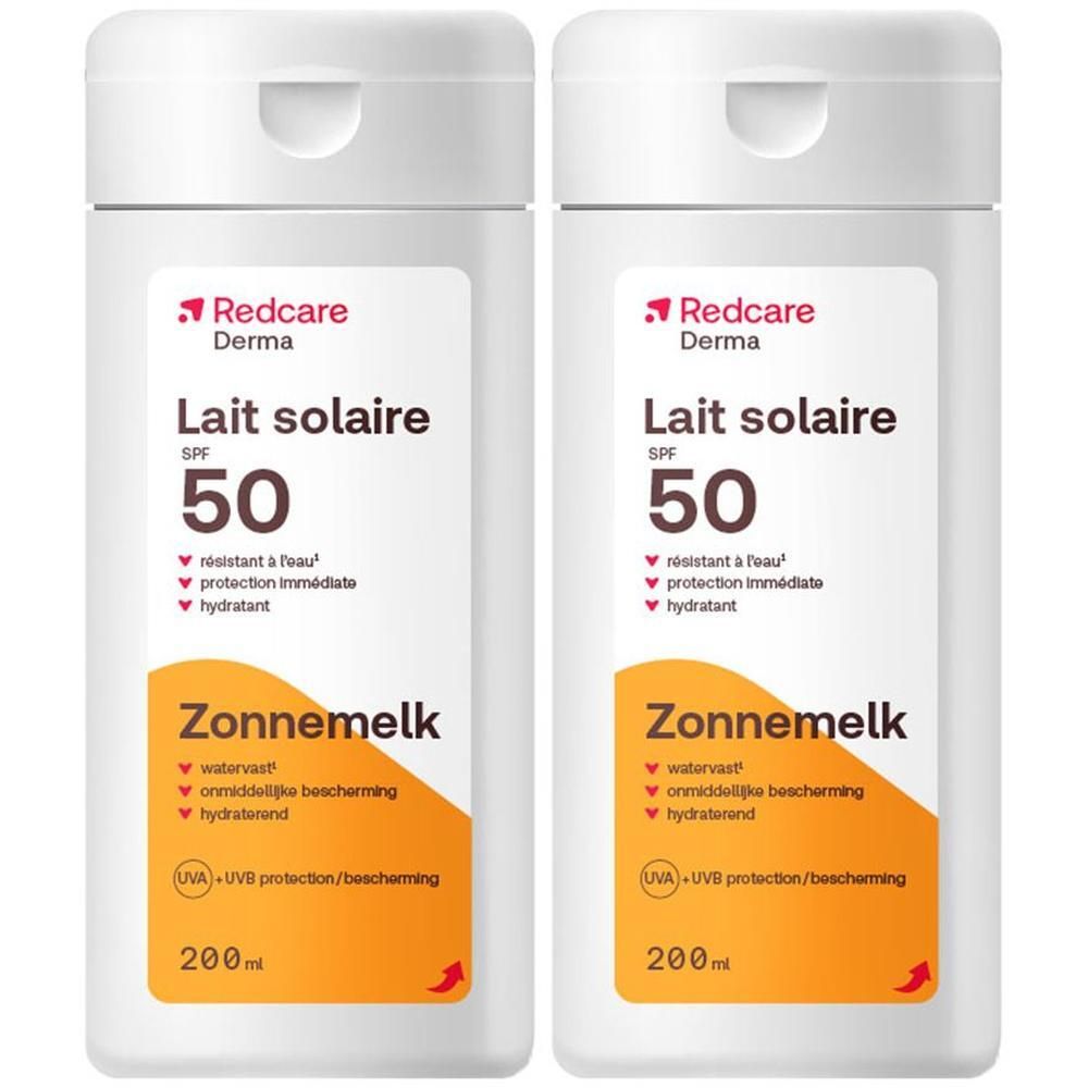 Redcare Crème solaire SPF50 2x200 ml
