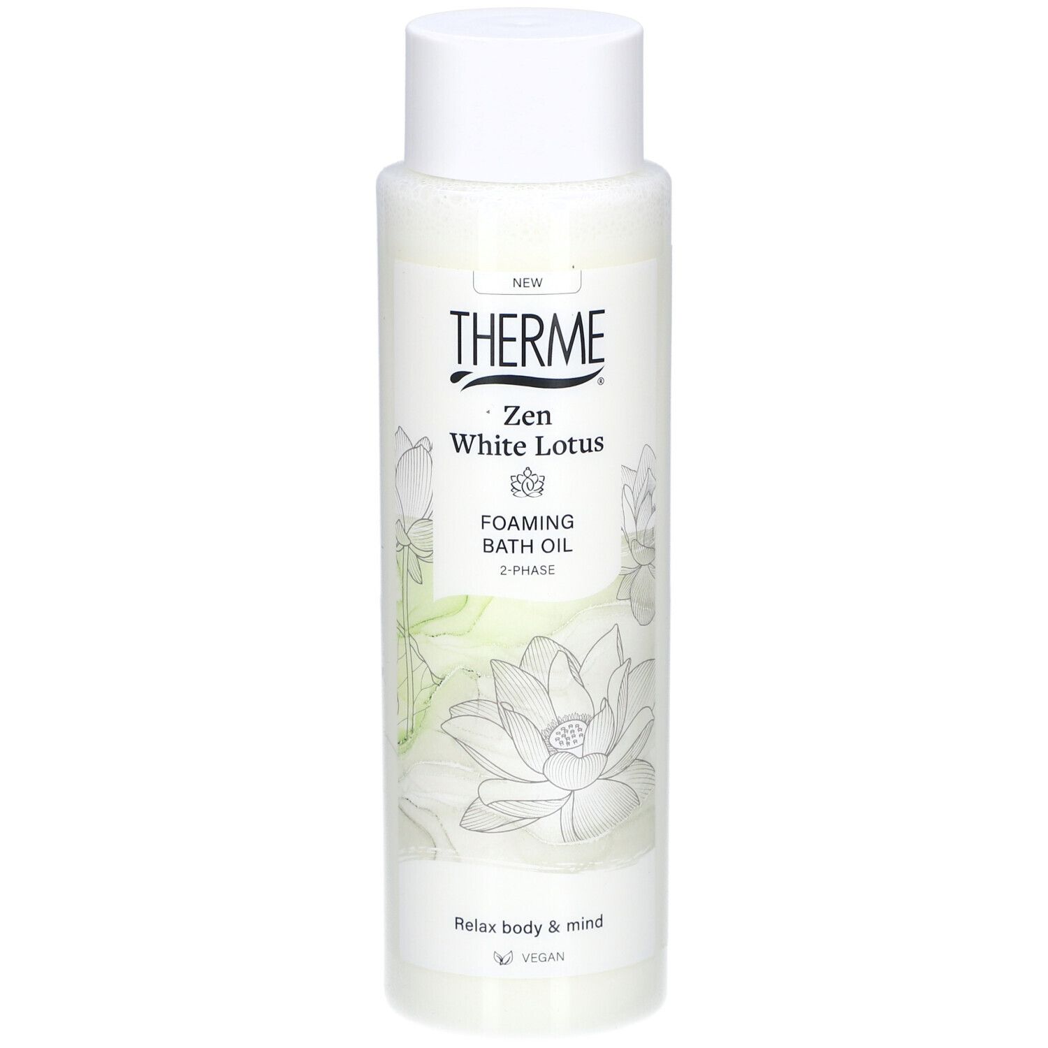 Therme Zen White Lotus Huile de Bain Moussante De 400 ml