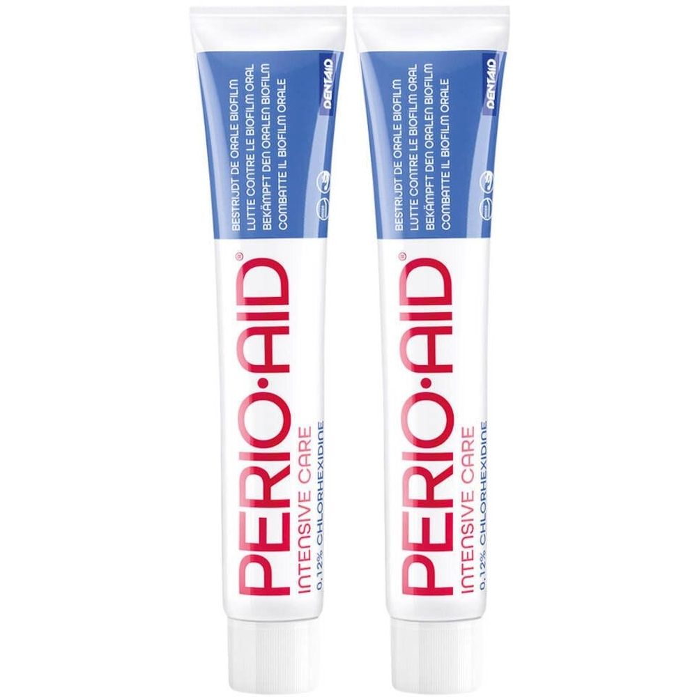Perio•Aid Intensive Care Dentifrice Gel 0.12% 2x75 ml Dentifrice(S)