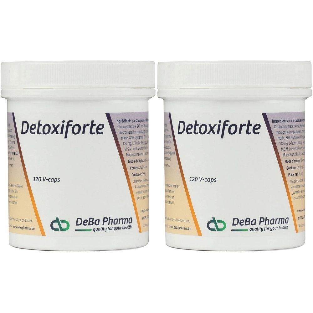 DeBa Pharma Detoxiforte Capsule(S) 2x120 pc(s)
