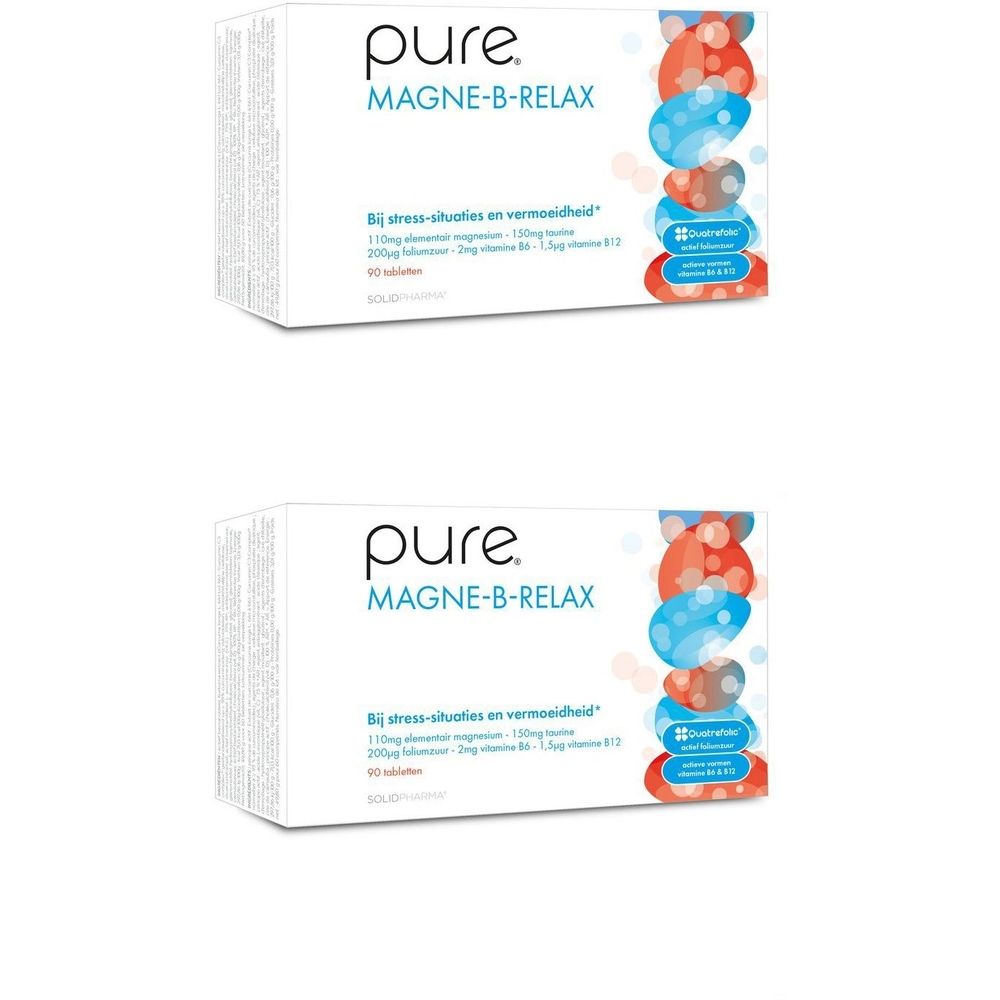 Pure Magne-B-Relax 2x90 pc(s) Comprimé(S)
