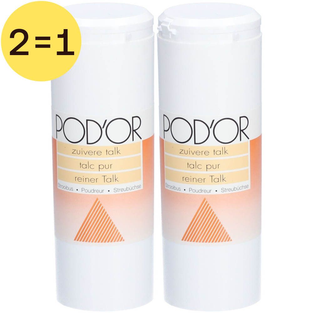 Pod'Or Talc Pur 2x100 g Poudre