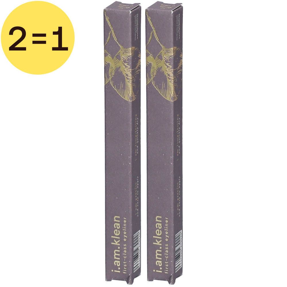 i.am.klean Klean First Class Eyeliner Black 2x1 pc(s) Maquillage