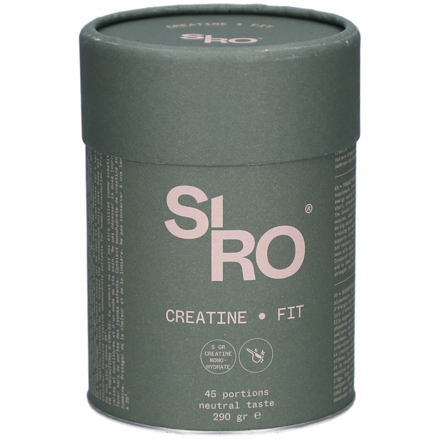 SiRo Creatine Fit | Complexe Creapure avec vitamine C, vitamine D3, calcium, manganèse 290 g Poudre