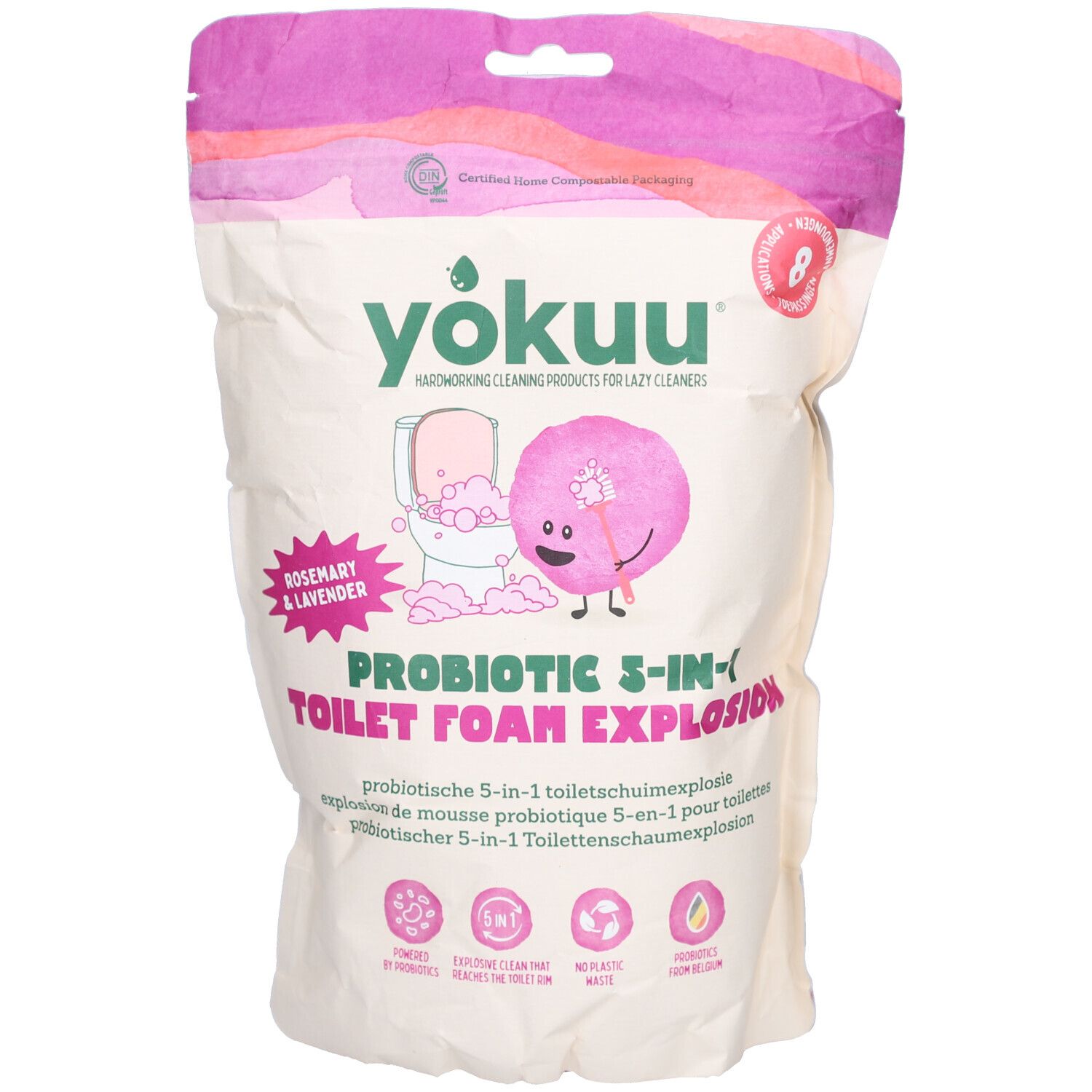 Yokuu Explosion de Mousse WC Probiotique 5-en-1 Autre 800 g