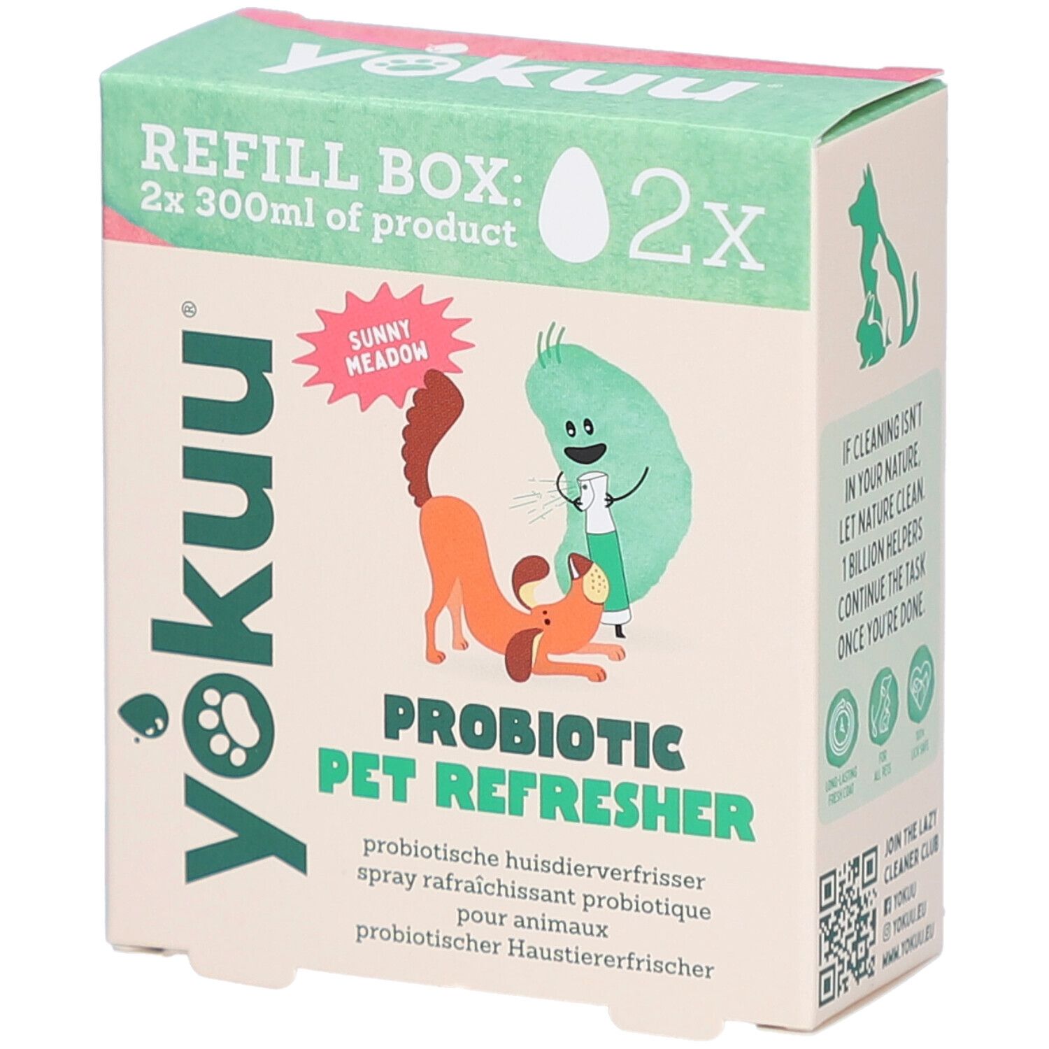 Yokuu Recharge Rafraîchisseur Probiotique pour Animaux 2 pc(s) Autre