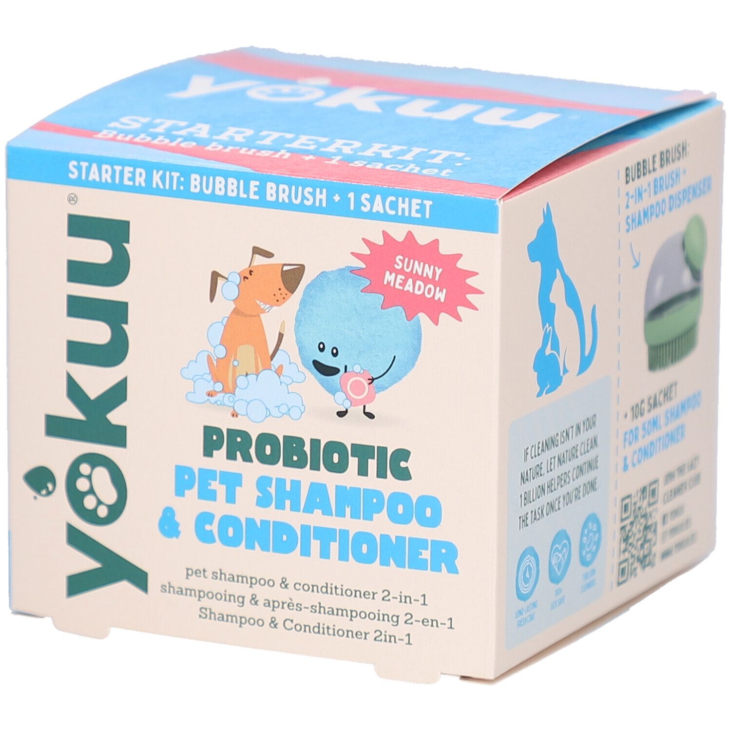 Yokuu Shampooing & Après-shampooing Probiotiques pour Animaux Kit de Démarrage 1 pc(s) Shampooing