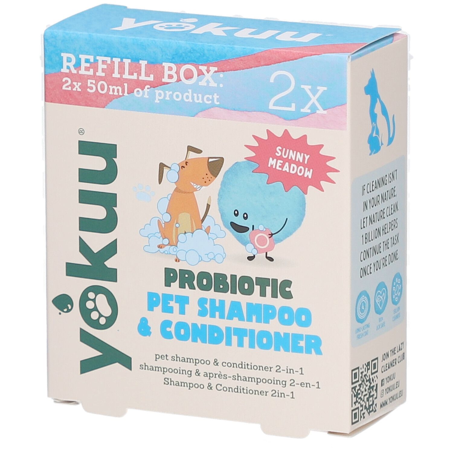 Yokuu Recharge Shampooing & Après-shampooing Probiotiques pour Animaux 2 pc(s) Shampooing