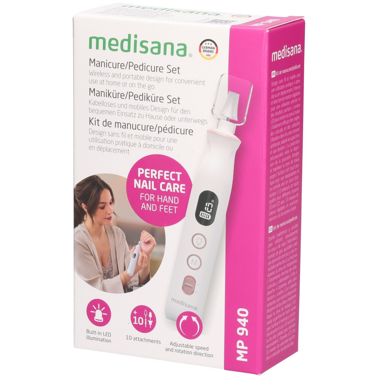 Cm_main_brand_2299 Medisana Mp 940 Kit Manucure/Pédicure Appareil 1 Pc(S)