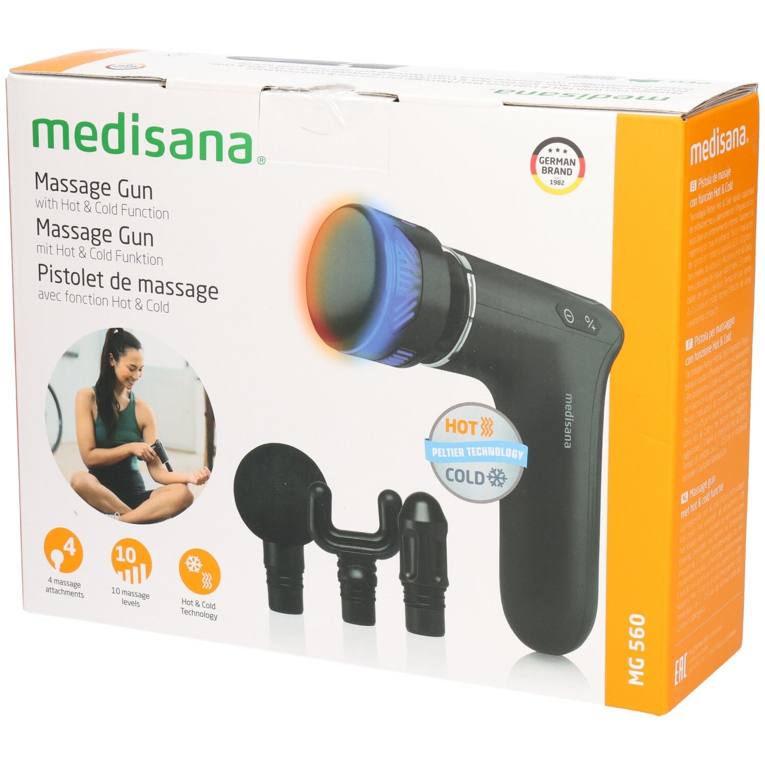 medisana MG 560 Pistolet de massage Hot & Cold Appareil 1 pc(s)
