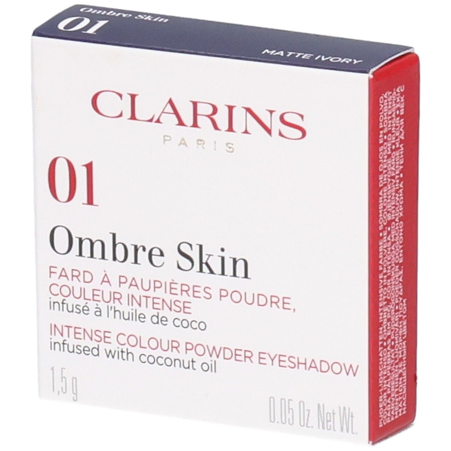 Clarins Ombre Skin 01 - Matte Ivory Maquillage 1,5 G Enfants